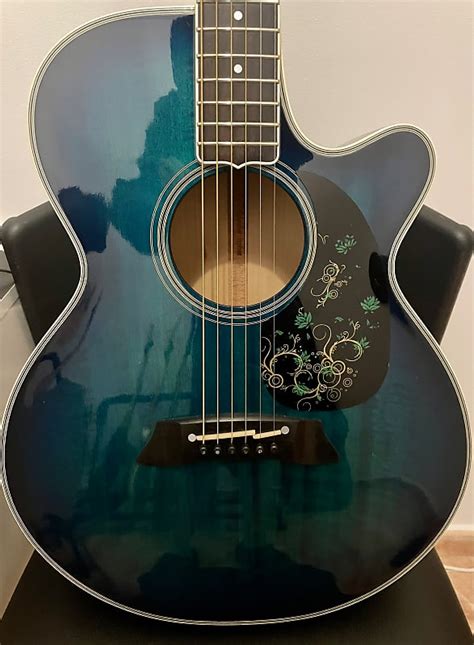 Takamine Fp 391 Mb Made In Japan 1992 Blue Reverb