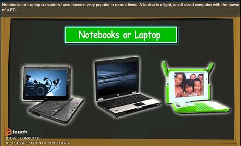 Functionality wise 4 types a) micro computer b) mini computer c) mainframe computer d) super computer microcomputers microcomputers are connected to networks of other computers. CBSE CLASS V COMPUTER CLASSIFICATION OF COMPUTERS - YouTube