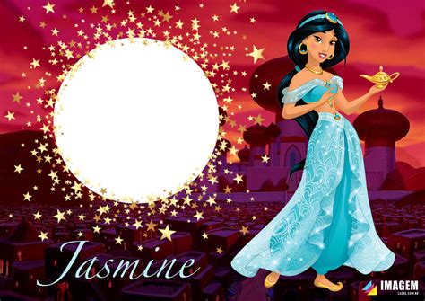 Jasmine Moldura PNG - Imagem Legal