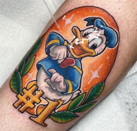 Lovable Donald Duck Tattoos Tattoo Designs Tattoosbag Com