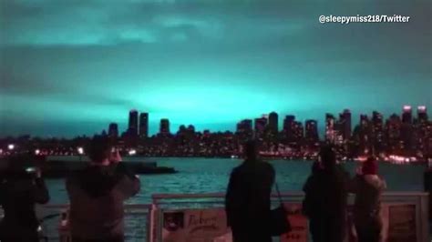New York City Sky Turns Eerie Blue After Transformer Explosion At Power