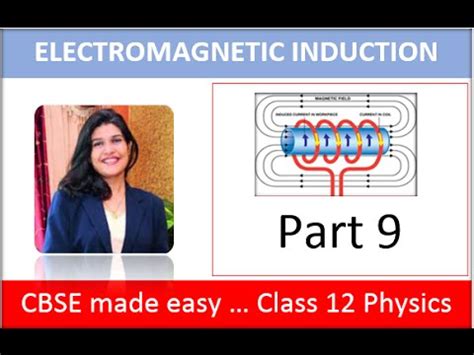 Class Cbse Physics Electromagnetic Induction Part Solved Question Youtube