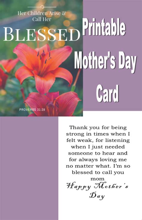 Choose from thousands of customizable templates or create your own from scratch! 3 Printable Mothers Day cards from christian resource minstry