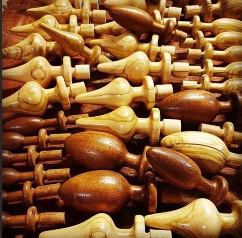 Customize Oem Hand Made Wood Anal Plug Butt Insert Beads Wooden Adult Toy Wholesale Sex Products