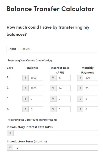Credit card issuers use the rate to determine how much to charge in interest each month. Balance transfer credit cards are a lifeline when in debt