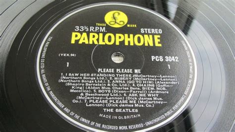 The Beatles Please Please Me 1963 Stereo Uk Lp 3rd 4th 1p 1g Mint Audio