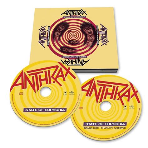 Anthrax State Of Euphoria 2cd 30th Anniversary Edition