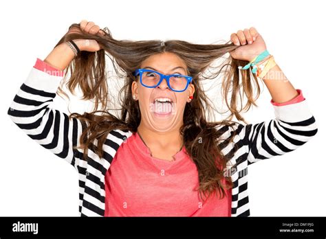 Teen Hair Angry Hi Res Stock Photography And Images Alamy