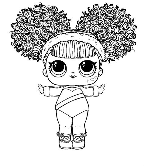 Lol Surprise Hairgoals Coloring Book Page Splits Lol Surprise Gymnast