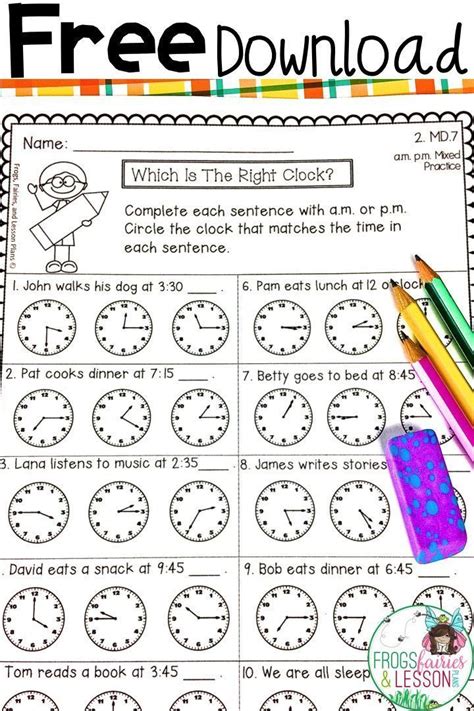 Math Sheets For 2nd Graders Free Printables