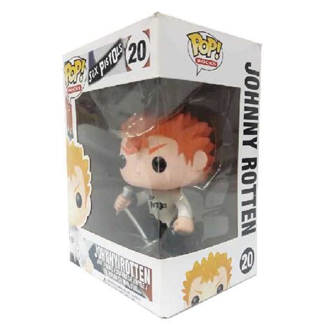 Funko Pop Rocks Sex Pistols Johnny Rotten Vinyl Figure Número 20