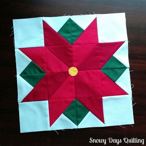 I Wish You A Merry Quilt A Long Poinsettia — Snowy Days Quilting