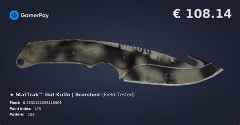 Stattrak Gut Knife Scorched On Gamerpay