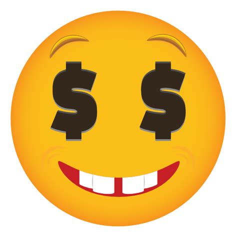 Phone Emoji Sticker Money Eyes Smiling