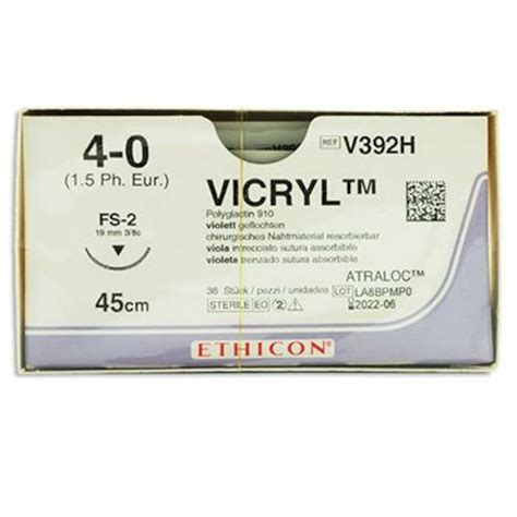 Vicryl 4 0 Fs 2s Resorboituva 45cm Violet 36 X 1 Kpl — Fi1