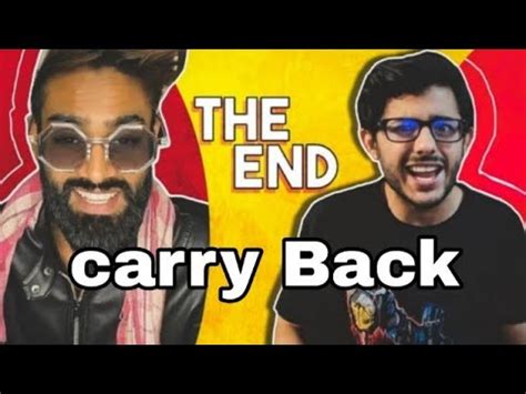 Carryminati Reaction On His Deleted Video Youtube Vs Tik Tok The End Stop Making Assumptions