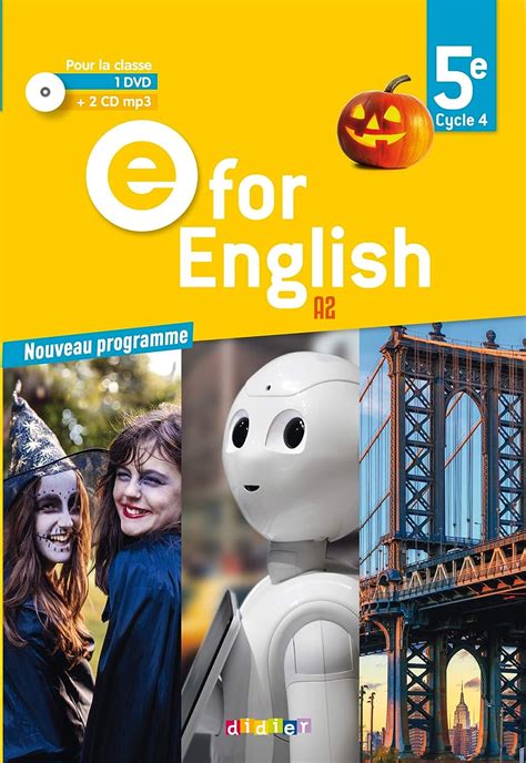 Amazon.fr - E for English 5e - Anglais Ed.2017 -Coffret classe 2 CD