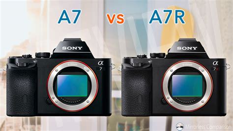 Sony A7 Vs A7r The 5 Main Differences Mirrorless Comparison