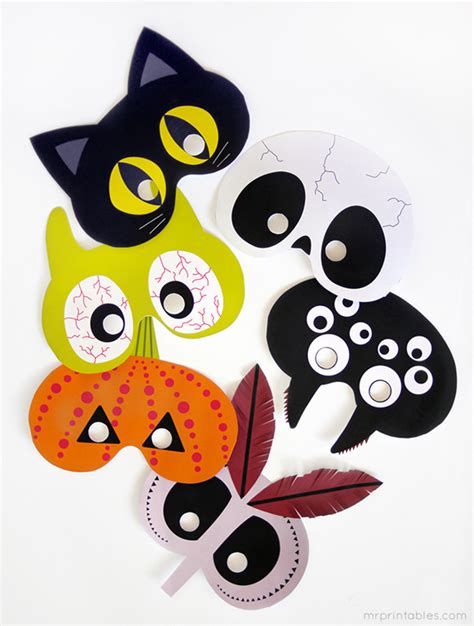 Diy Printable Halloween Masks ⋆ Handmade Charlotte