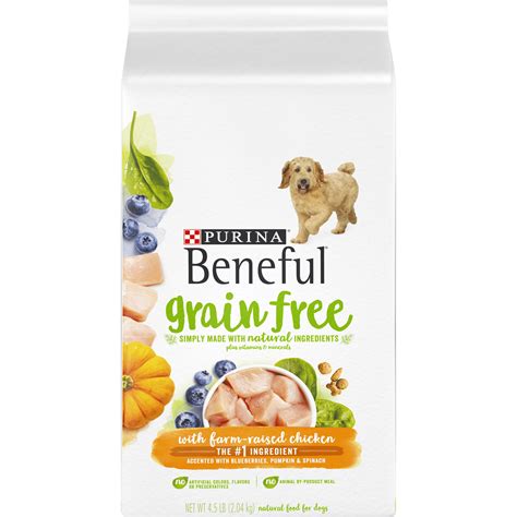 Purina Beneful Grain Free Natural Dry Dog Food Grain Free With Real