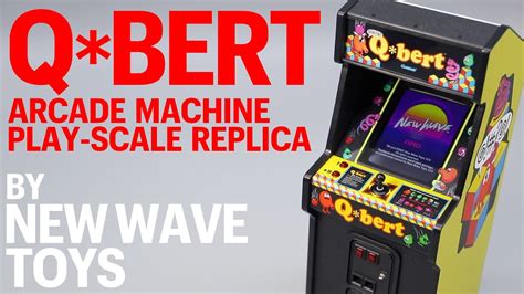New Wave Toys Qbert X Replicade 16 Scale Arcade Machine Unboxing