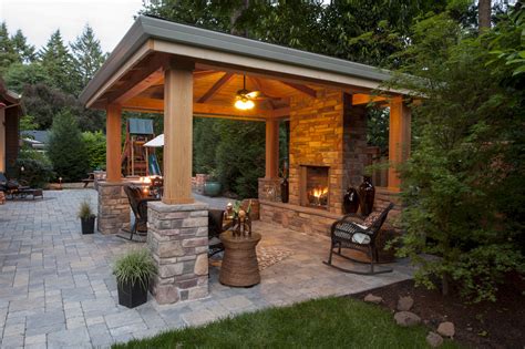 Outdoor Deck Ideas With Fireplace 25 Warm And Cozy Outdoor Fireplace