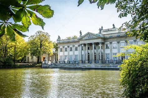 Palace On The Water Lazienki Park In Warsaw Poland Northern Facade Stock Editorial Photo
