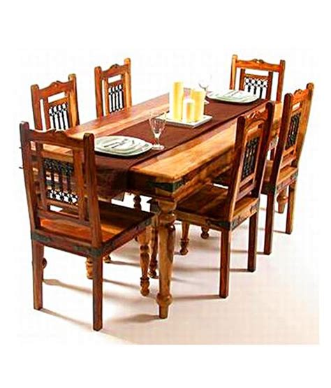 Simply make a reservation through our app (available for android & ios), show up, and get your. Indian Hub - Dining Table Set With 6 Chair - Buy Indian Hub - Dining Table Set With 6 Chair ...