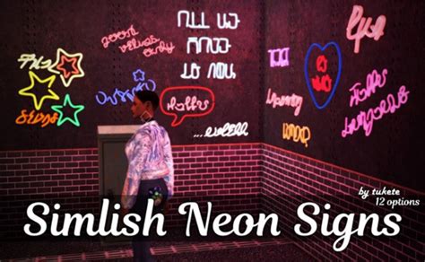 Sims 4 Cc Best Neon Lights And Neon Signs All Free Fandomspot