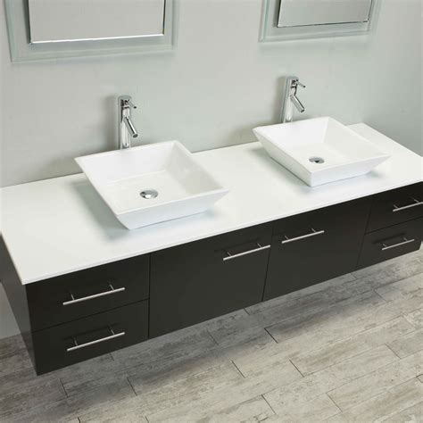The bathroom is one of the most functional rooms in the house. Totti Wave 60 inch Espresso Modern Double Sink Bathroom ...