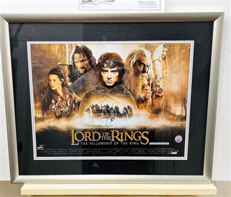 Lord Of The Rings Framed Poster Signed By Elijah Wood Catawiki