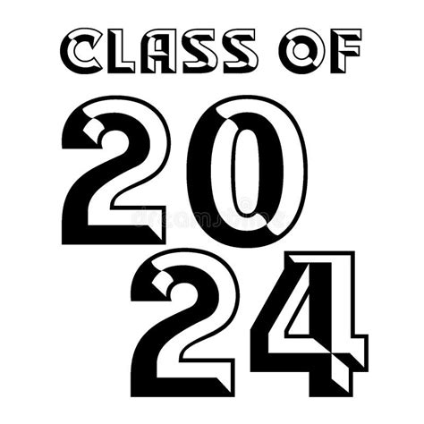 Class Of 2024 Vector T Shirt Design Class Graduate Stock Illustration