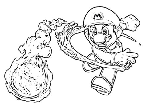 fire mario colouring contest entry on Scratch