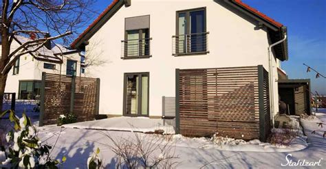 Ist die terrasse aus holz so bietet sich ein sichtschutz in demselben holz an. Sichtschutz Terrasse Garten Holz Metall modern · Secret 4 ...