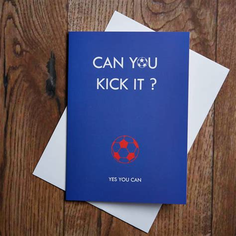 Can You Kick It Card By Ginger And French