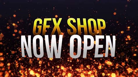 New Gfx Shop Open Read Desc Youtube