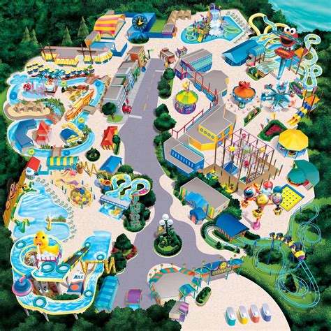Amusement Park Map Photos