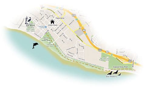 Carpinteria State Beach Campground Map World Map