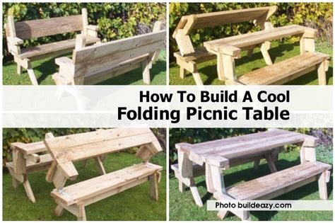 That's perfect for seating a family of six comfortably. How To Build A Cool Folding Picnic Table