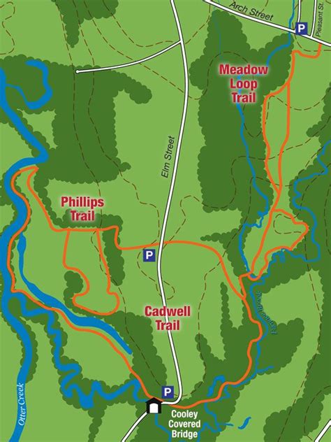 Cadwell Map Closeup Overlay Overlays Pittsford Trail