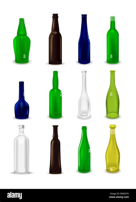 Set Of Bottles Stock Vector Image And Art Alamy