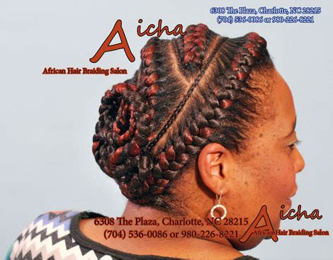 Get directions, reviews and information for aicha hair braiding & beauty supply in atlanta, ga. Aicha African Hair Braiding 6308 The Plz, Charlotte, NC ...