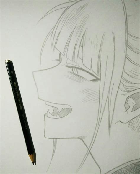 Himiko Toga Anime Drawings Anime Character Drawing Art Drawings