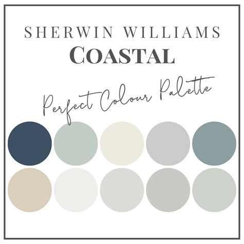 Sherwin Williams Coastal Perfect Colour Palettes Claire Jefford