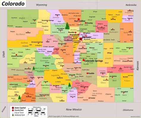 Colorado State Map Usa Maps Of Colorado Co