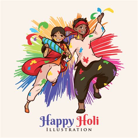 Download Happy Holi Illustration Vector Art Choose From Over A Million