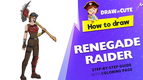 Anycubic i3 mega / w ultrabase balsas: How to draw Renegade Raider | Fortnite step-by-step guide ...