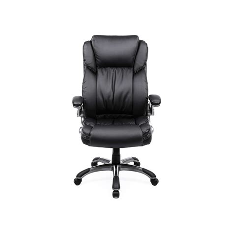 Black Executive Chair with Backrest & Armrest | Home Office | SONGMICS