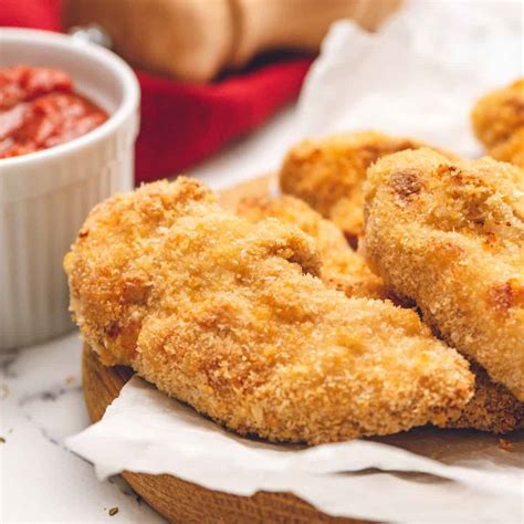 The Best Baked Chicken Tenders Recipe A Mind Full Mom