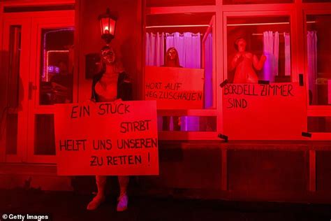 Hamburg Sex Workers Demand Germanys Brothels Reopen Daily Mail Online